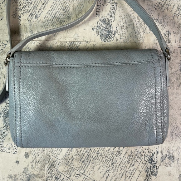 KATE SPADE Grey Leather Fold-over Crossbody - Picture 4 of 15